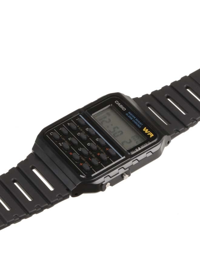 CASIO Men Data Bank Digital Watch CA53W-1Z - 34 mm - Black - Image 4