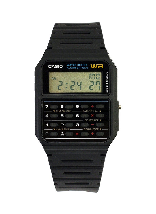 CASIO Men Data Bank Digital Watch CA53W-1Z - 34 mm - Black - Image 1