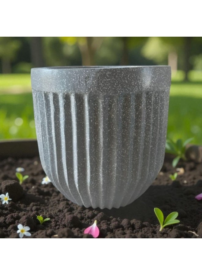 color zone pottery Indoor and outdoor home pots. Durable and strong construction, ideal for your large plants. Prevents discoloration and cracking from exposure to sunlight. Resistant to water, sunlight and weather factors. Fiber. - Image 2