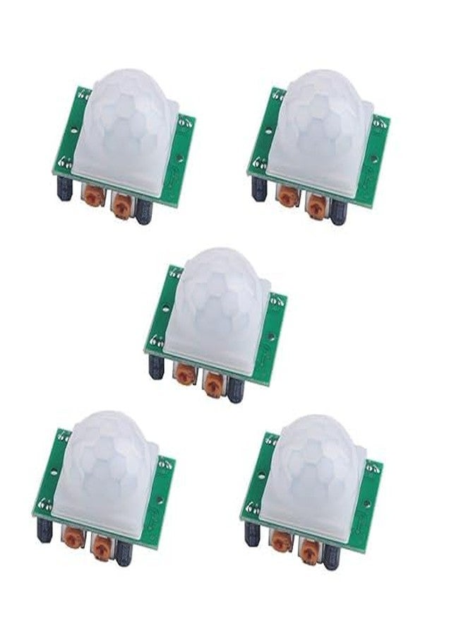 TESTIN ELECTRONICS HC-SR501 Pyroelectric Infrared PIR Motion Sensor Modules and Other DIY Projects (5 Pcs) - Image 1