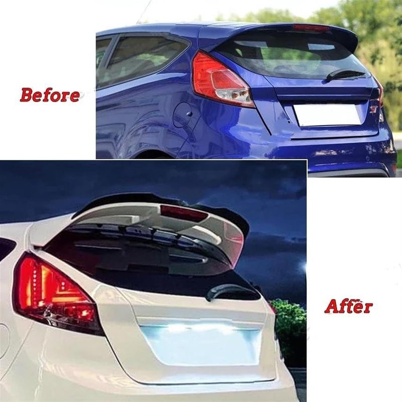 Vuzmode Gloss Black Rear Trunk Spoiler for Ford Fiesta - Image 4