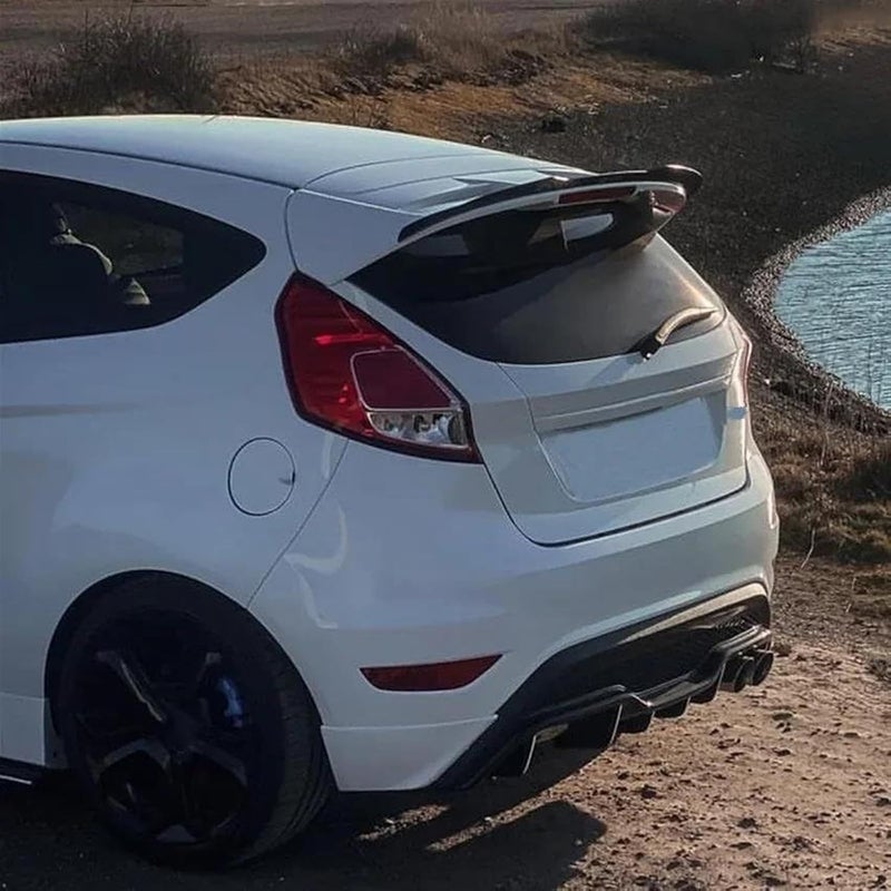 Vuzmode Gloss Black Rear Trunk Spoiler for Ford Fiesta - Image 3