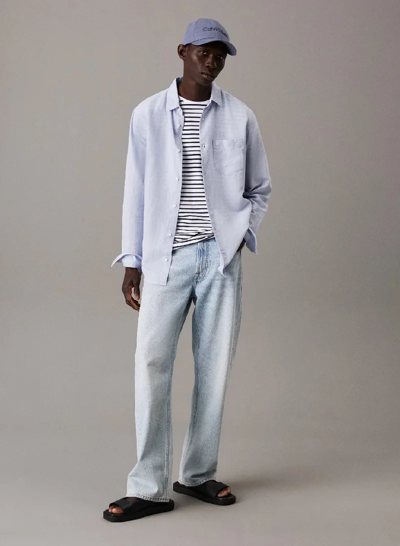 CALVIN KLEIN Linen Cotton Shirt