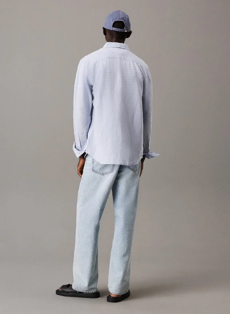CALVIN KLEIN Linen Cotton Shirt