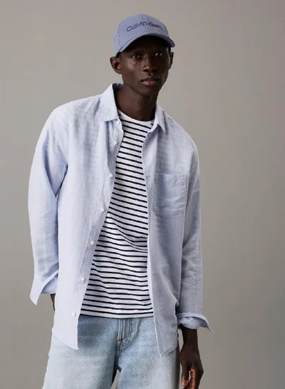 CALVIN KLEIN Linen Cotton Shirt