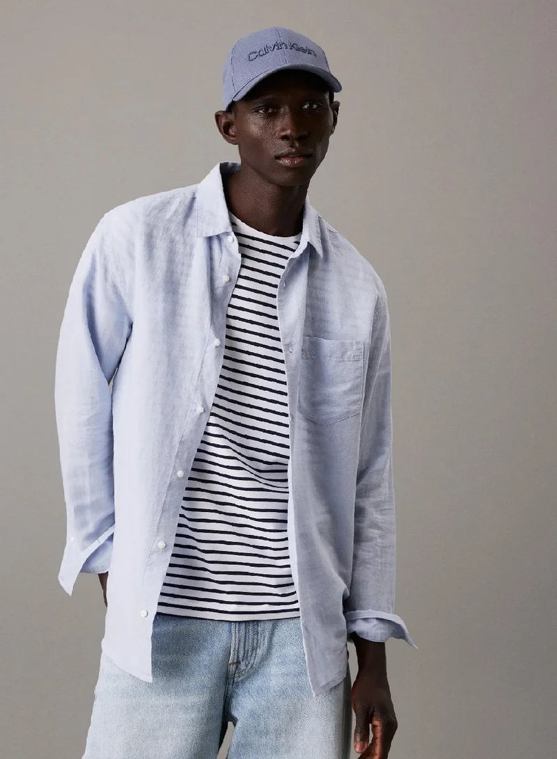 CALVIN KLEIN Linen Cotton Shirt