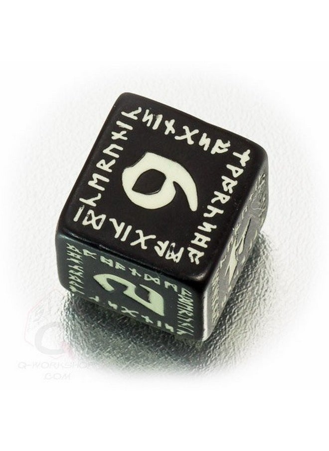 Q WORKSHOP - Qworkshop Runic Glow-In-The-Dark Polyhedral Rpg Dice Set - Image 1
