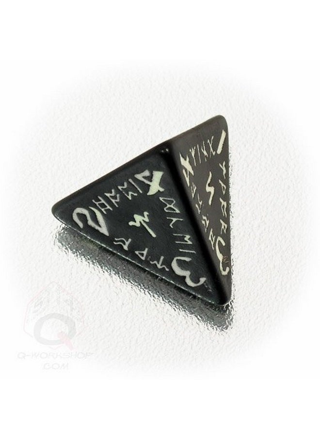 Q WORKSHOP - Qworkshop Runic Glow-In-The-Dark Polyhedral Rpg Dice Set - Image 1