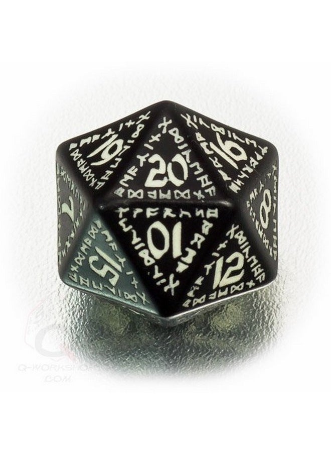Q WORKSHOP - Qworkshop Runic Glow-In-The-Dark Polyhedral Rpg Dice Set - Image 1