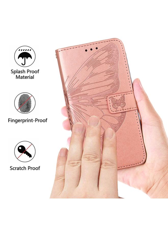 Green Tiger Case For Google Pixel 8 Pro Embossed Butterfly Leather Phone Case - Image 5
