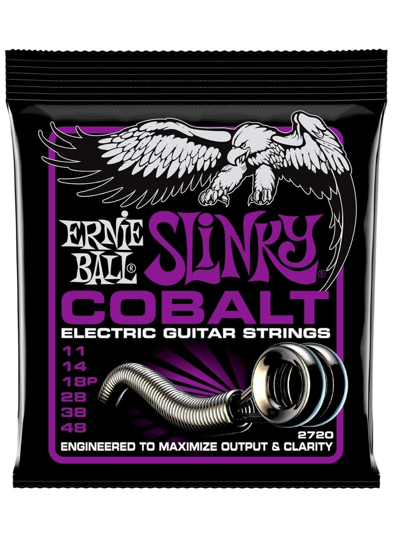 Ernie Ball POWER SLINKY COBALT ELECTRIC GUITAR STRINGS ,Nickel ,Single Pack ,11-48 GAUGE ,P02720 - pzsku/Z88FA42B1023A55BC5CF3Z/45/_/1707822665/4d74bc60-e917-4bd8-ba21-a7a751eaffab