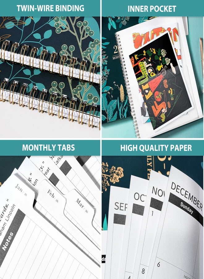 Indeme 2026-2027 Monthly Planner - 2 Year Monthly Planner/Calendar 2026-2027, Jan 2026 - Dec 2027, 11" x 9", 24 Months, Tabs, Back Pocket, Holidays, Twin-Wire Binding, Note Pages - Image 5