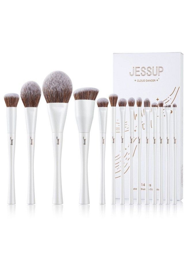 Makeup Brushes Set 14Pcs Make Up Brushes Premium Synthetic Foundation Concealer Blush Contour Powder Eye Shadow Blending Brush Pearl White T343 - pzsku/Z88FA47392E1DD95747BBZ/45/_/1692443697/7a3b2910-5038-4ca8-92ab-61ef1822f297