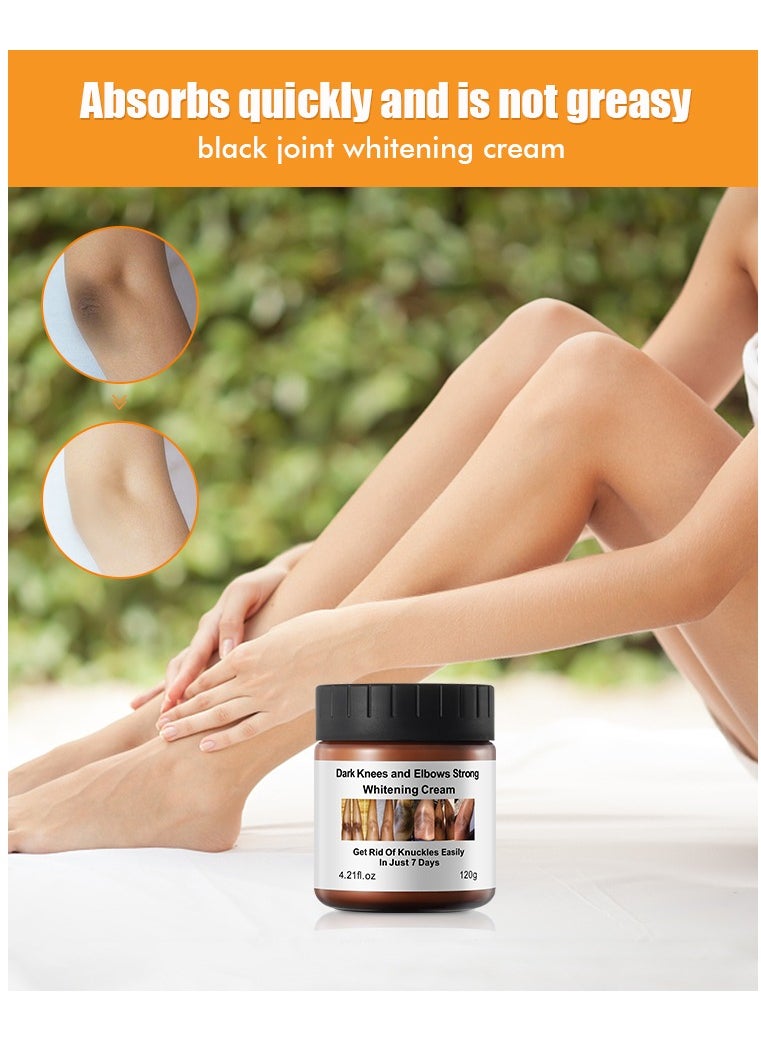MOOYAM - Dark Knees and Elbows Strong Whitening Cream 120g Get Rid of Knuckles Easily in Just 7 Days Skin Whitening Improve Skin Tone Nourishing and Moisturizing Cream - Image 1