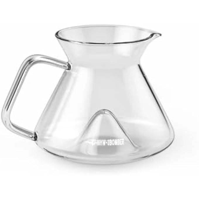 ام اتش دابيلو - ثري بومبار إبريق تقديم قهوة جلاس هيل حديث بمقبض رمادي 600 مل - Image 5