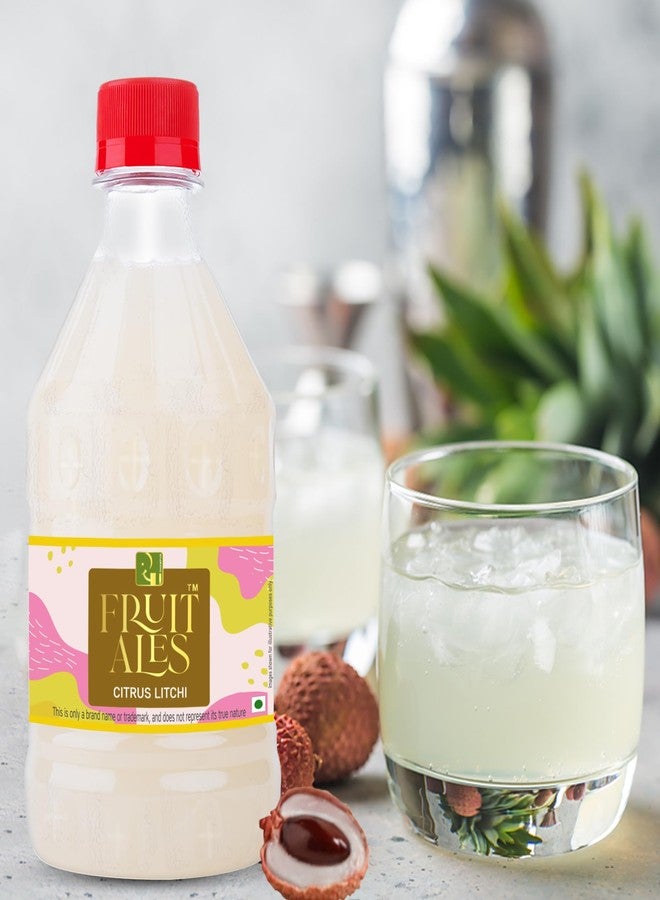 Dhampurgreen Citrus Litchi Mocktail Cocktail, Makes 10-12 Drinks Each Bottle, 300Ml Pour Add Stir & Sip Syrup Non Alcoholic Beverage - Image 5