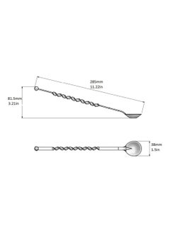 Rattleware 11-1/4-Inch Twist Spoon – Long Handle Stainless Steel Coffee Mixing Spoon for French Press, Iced Coffee, Cocktails & Layered Drinks | Durable Stirring Tool for Deep Jars, Barista Accessory & Kitchen Utensil  - Image 2