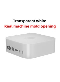 Generic 2024 Mac Mini Computer Host M4/M4 Pro Anti-Fall Dustproof Silicone Protective Cover Durable Case For Apple Other Models-Specifications:Translucent  - Image 1