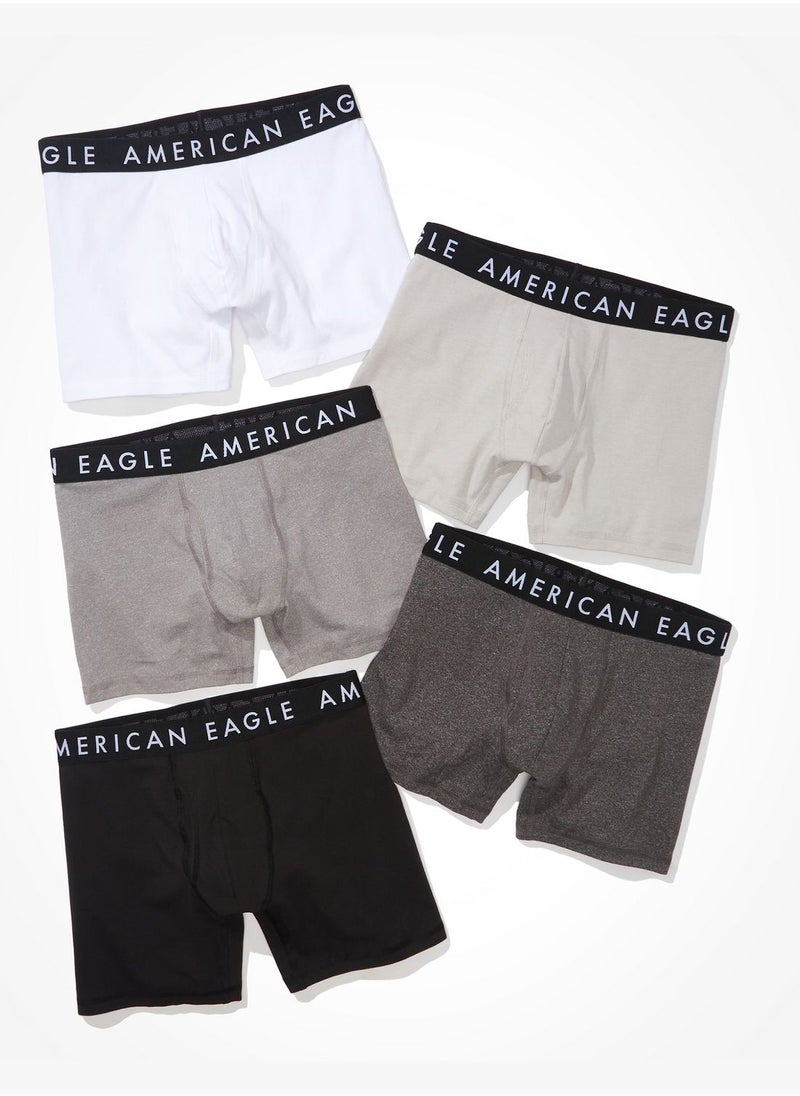 American Eagle - 5 Pack Logo Band Boxers - Image 1