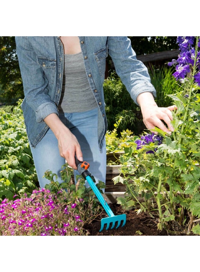 غاردينا مقبض مريح من الفولاذ عالي الجودة مشعل الزهور باللونين الأسود والأزرق 8.5 سم 08925-20 - Image 3