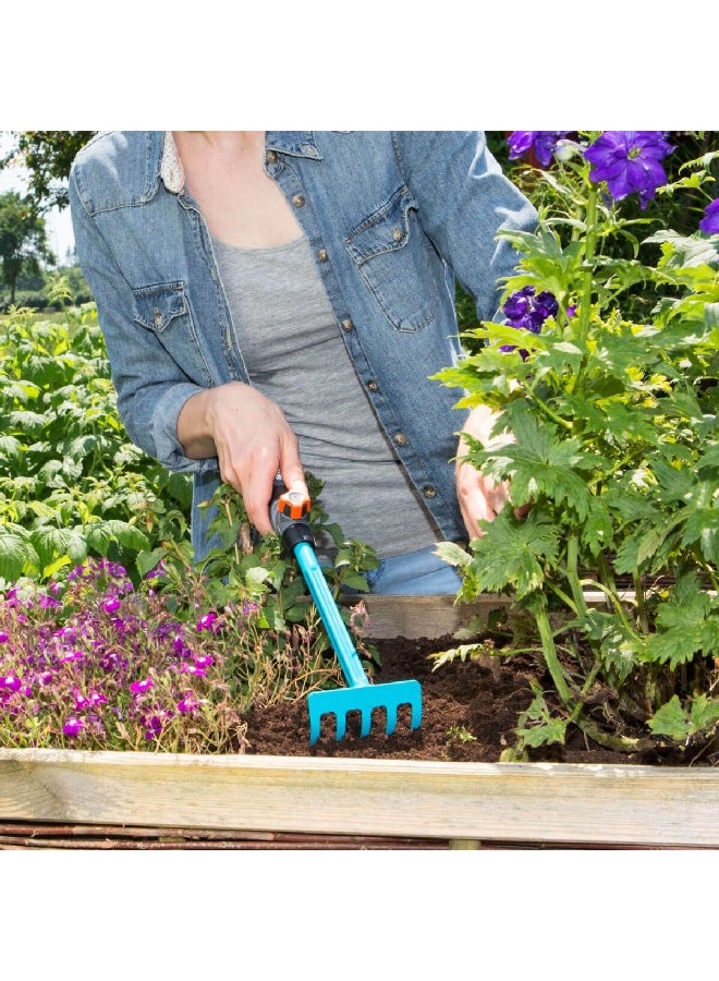 غاردينا مقبض مريح من الفولاذ عالي الجودة مشعل الزهور باللونين الأسود والأزرق 8.5 سم 08925-20 - Image 4