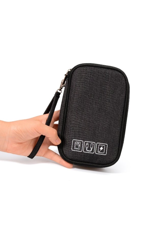 Travel Gadget Organizer Bag Portable Digital Cable Bag Electronics Accessories Storage Case Pouch for Earphone USB Cable Hard Disk Flash Drive Charger 
