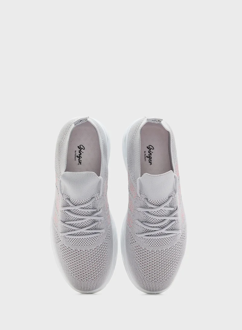 جينجر Fly Knit Breathable Comfort Sneakers