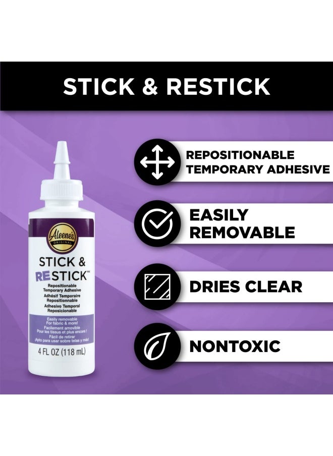 Aleene's Aleene s Stick & Restick Adhesive Carded 4oz  - Image 3