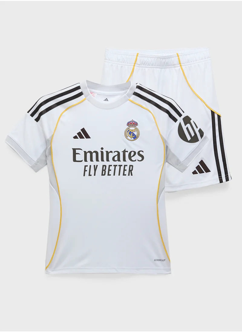 Adidas Kids Real Madrid Home Kit Set