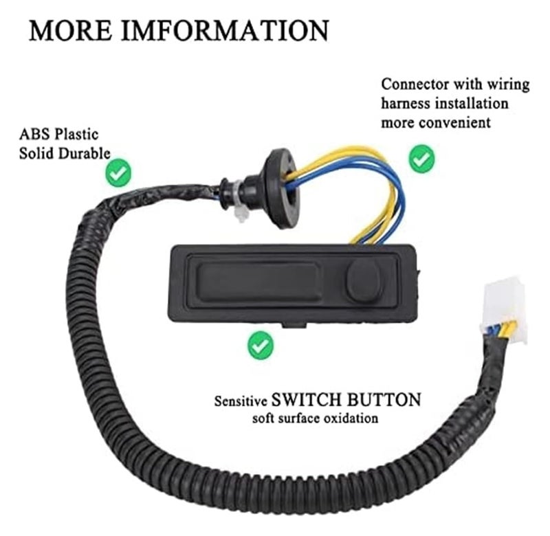 Yurefax Rear Liftgate Trunk Release Switch for Nissan Pathfinder - Image 4