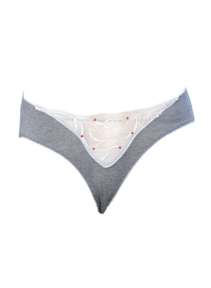 Dadoush Women's cotton panties - (3-pack), soft cotton and lace - women's underwear by Dadoush. One size fits all (M-L) - Image 3