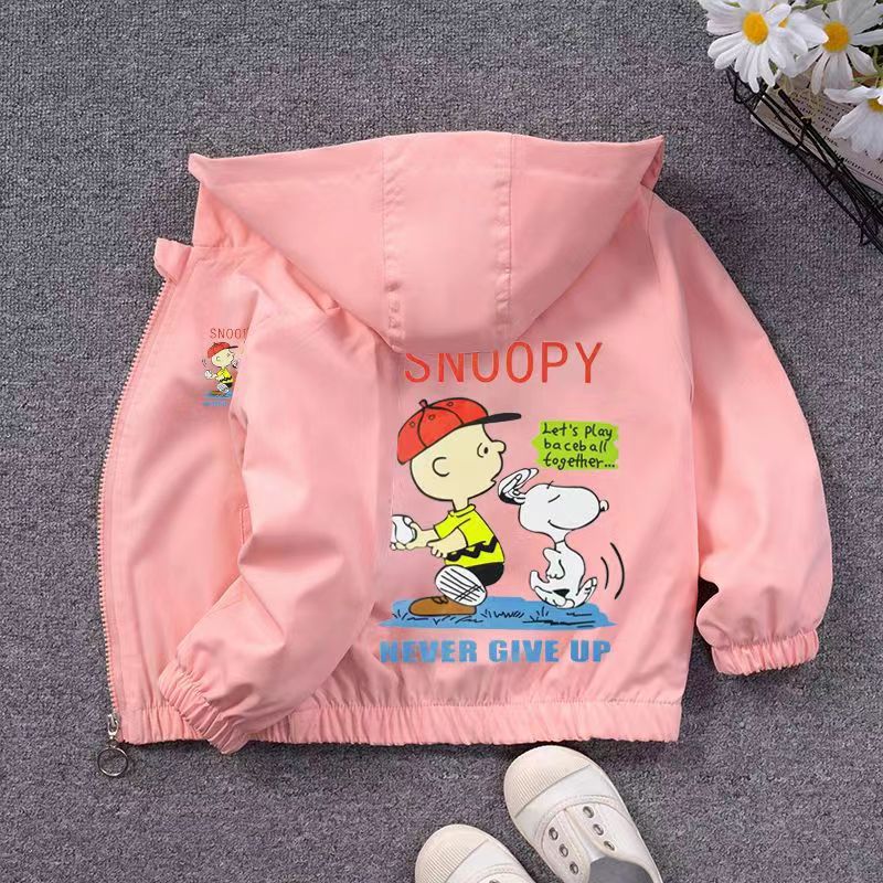 2023 Autumn New Girls' Windbreaker Jacket Baby Girls' Cardigan Casual Boys' And Girls' Hooded Jacket Jacket - Image 2
