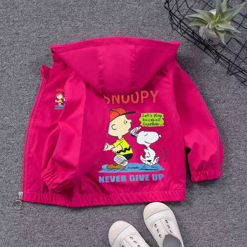 2023 Autumn New Girls' Windbreaker Jacket Baby Girls' Cardigan Casual Boys' And Girls' Hooded Jacket Jacket - Image 3
