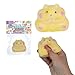 The Orb Factory ORB Tabalicious Fluffs TABA Squishy Hamster Yellow Fuzzy Flocked Cute Animal TABA Squishies Toys Soft Sticky Stress Ball Fluff Toys Kawaii Sensory and Fidget Toys and Gifts Kids and Adults - Image 2