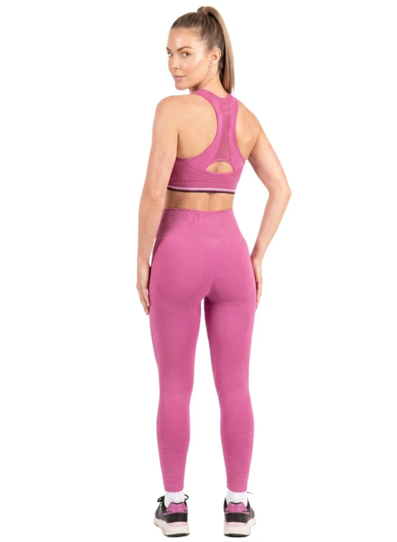 THUGFIT THUGFIT Spin High Waist Hollow Leggings - Pink