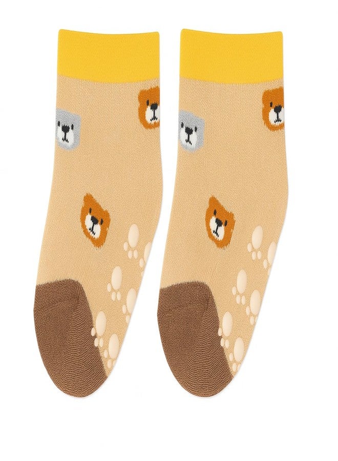 CUTEABLY Warm Baby Socks | Soft & Skin Friendly | Attractive Prints & Colours | For Baby Boy & Girl Antiskid socks (IN, Age, 6 Months, 12 Months, 6, Multicolour) - Image 2