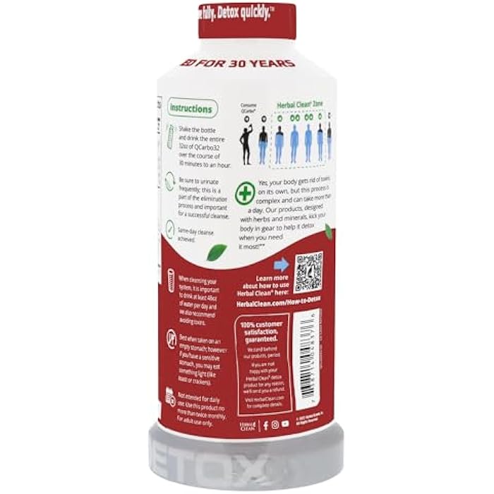 Herbal Clean Same-Day Premium Detox Drink, Dragon Fruit Flavor, 32 Fl Oz - Image 3