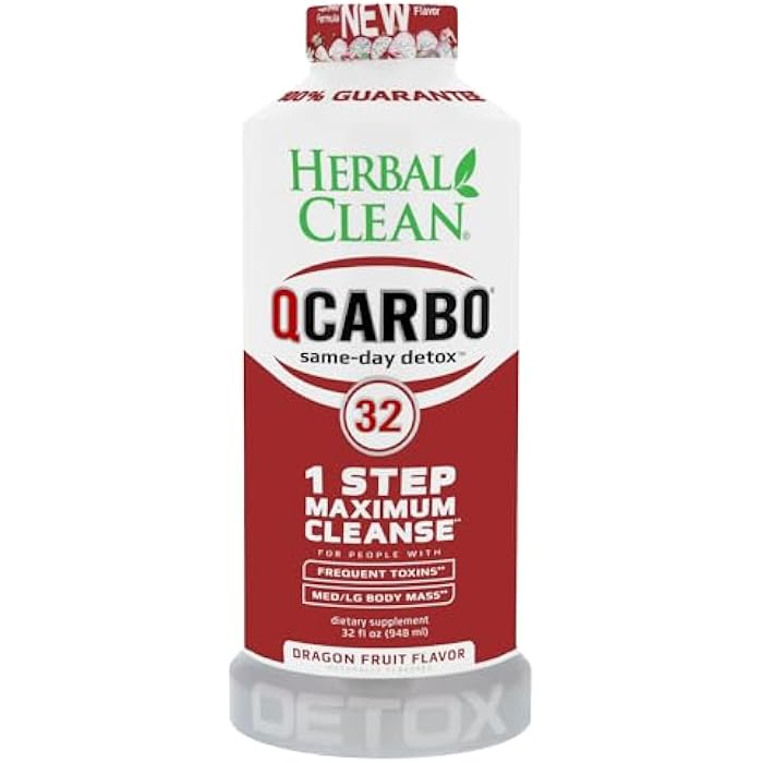 Herbal Clean Same-Day Premium Detox Drink, Dragon Fruit Flavor, 32 Fl Oz - Image 1