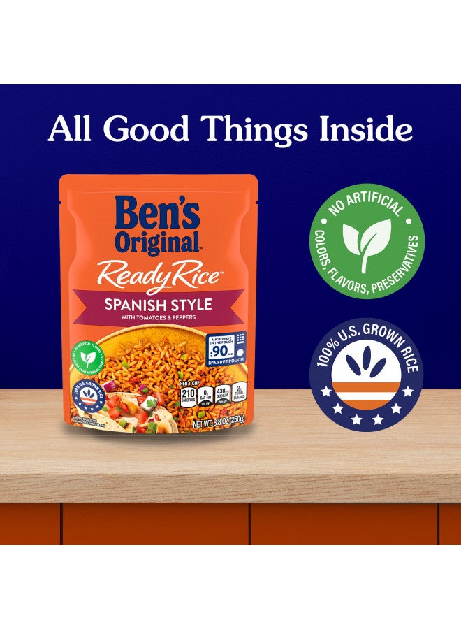 Ben's Original BEN'S ORIGINAL Ready Rice Spanish Style Flavored Rice, Easy Dinner Side, 8.8 oz Pouch  - Image 4