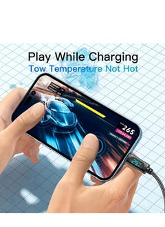 ESSAGER USB Type C PD Cable For iPhone 15 1413 12 11 Pro Max XS Xr PD 29W Fast Charge Charger Lightning Wire Cord And Syncing Data Display screen  - Image 3