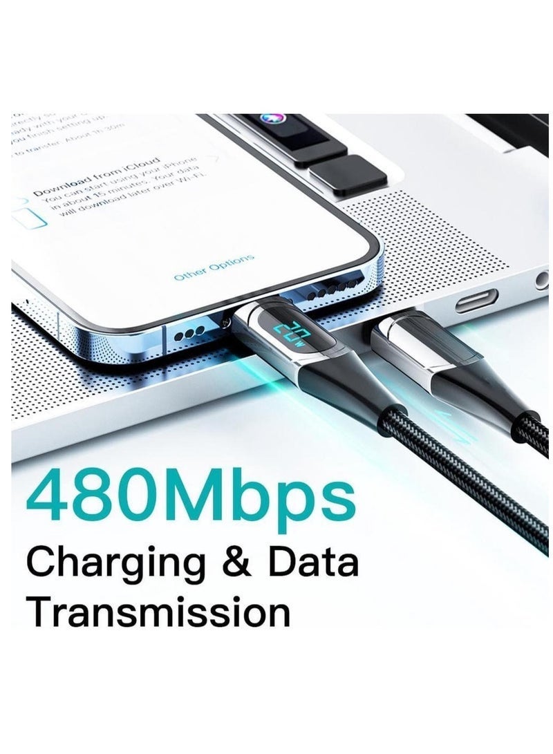 SPON USB Type C PD Cable lightning PD For iPhone 15 1413 12 11 Pro Max XS Xr PD 27W Fast Charge Charger Lightning Wire Cord And Syncing Data Display screen - Image 4