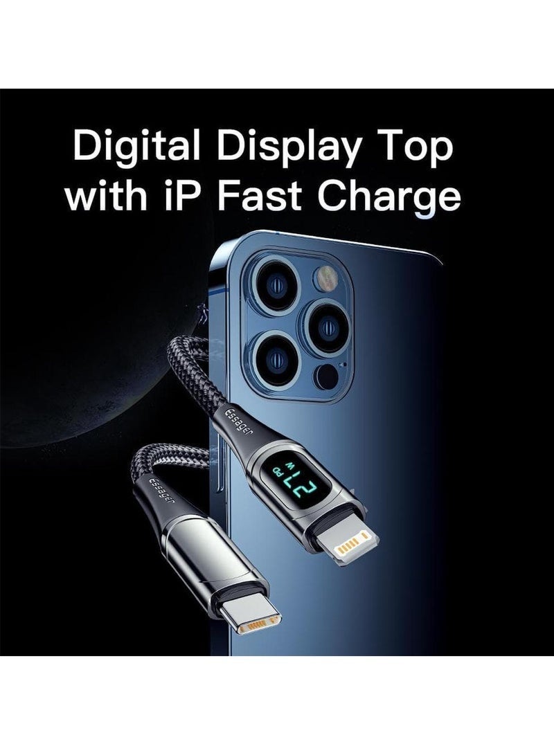 SPON USB Type C PD Cable lightning PD For iPhone 15 1413 12 11 Pro Max XS Xr PD 27W Fast Charge Charger Lightning Wire Cord And Syncing Data Display screen - Image 3