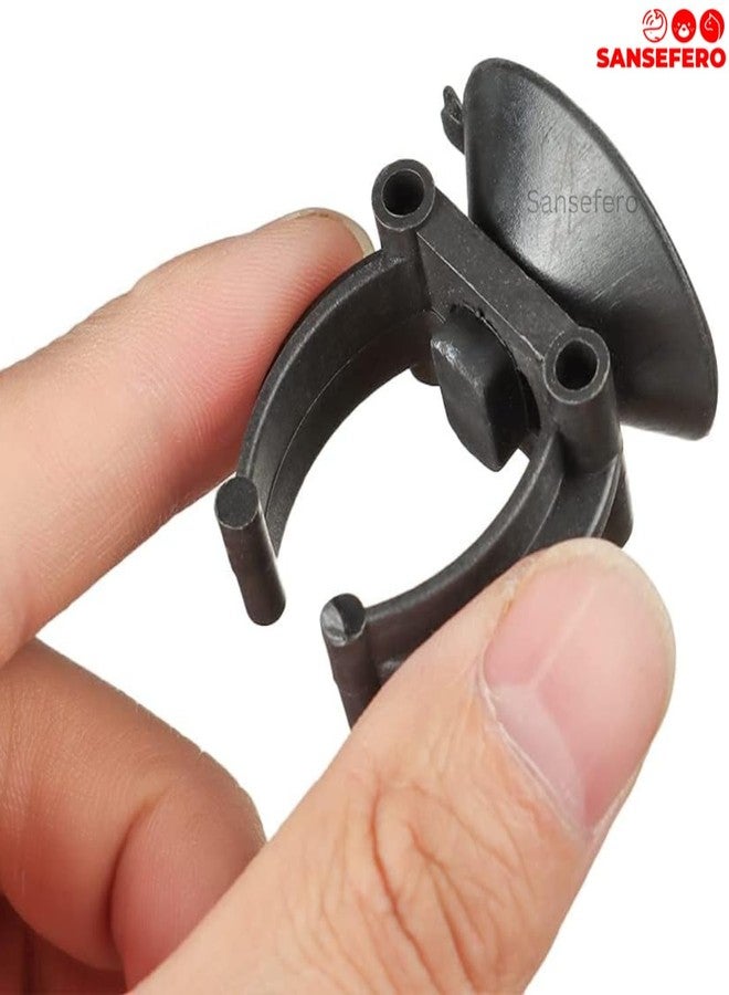 SANSEFERO Premier Plants Aquarium Heater,Light Suction Cup Portable Plastic Sucker Cup Clamps And Motor Airline Tube Clip For Aquarium Fish Tank(Pack Of 5) - Image 2