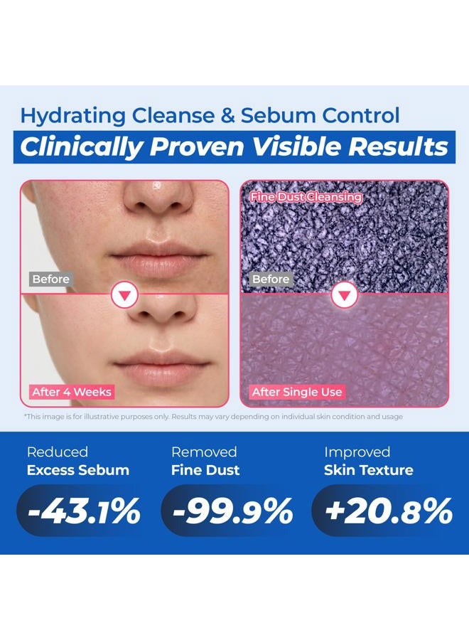 JUMISO Salicylic Acid 0.5% BHA Foaming Cleanser with Blue Clay – Low pH Face Wash for Oily Acne-Prone Skin – Blackhead & Strawberry Nose Care, Non-Stripping Daily Use, Fragrance-Free, 4.23 oz - Image 3