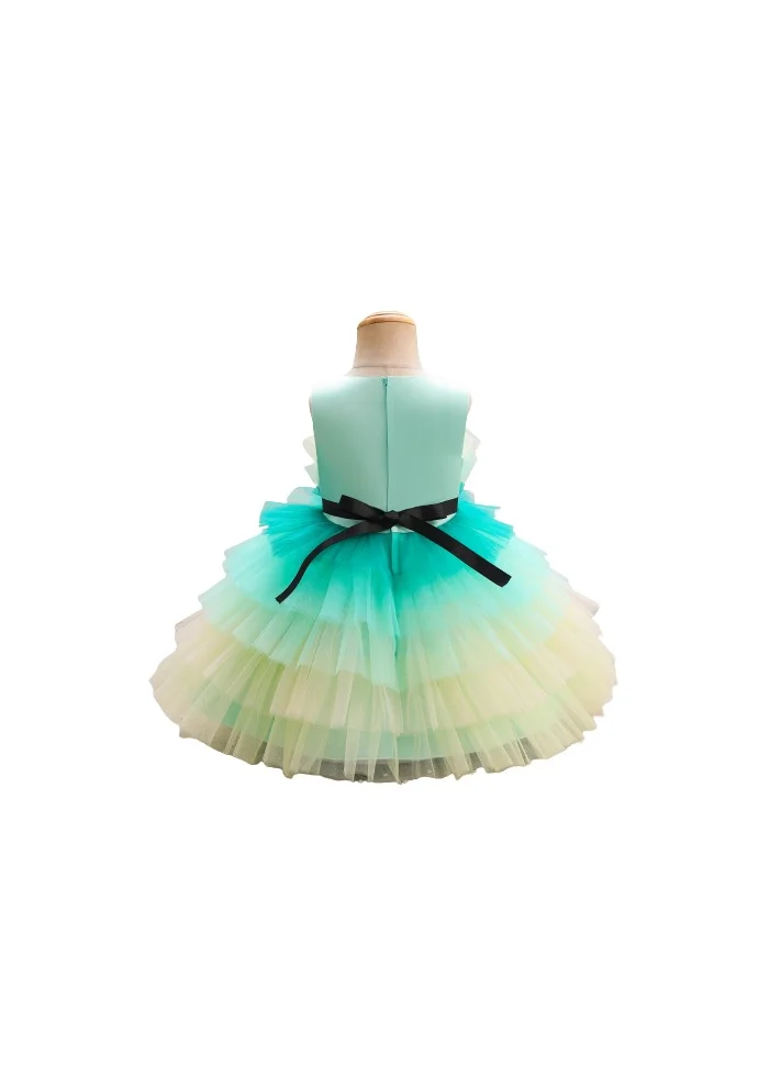 D'Daniela Tiered Tulle Dress