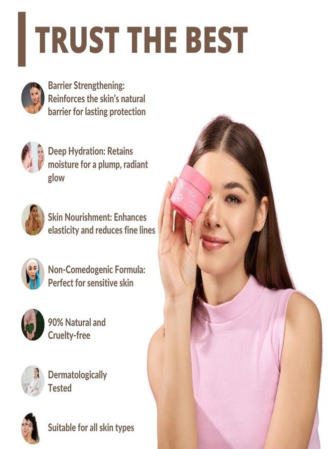 Perenne Barrier Skin Repair Moisturizing Face Cream | Lightweight Gel Cream I For All Skin Types |Ceramide Rich| | Men & Women | 50 g - Image 3
