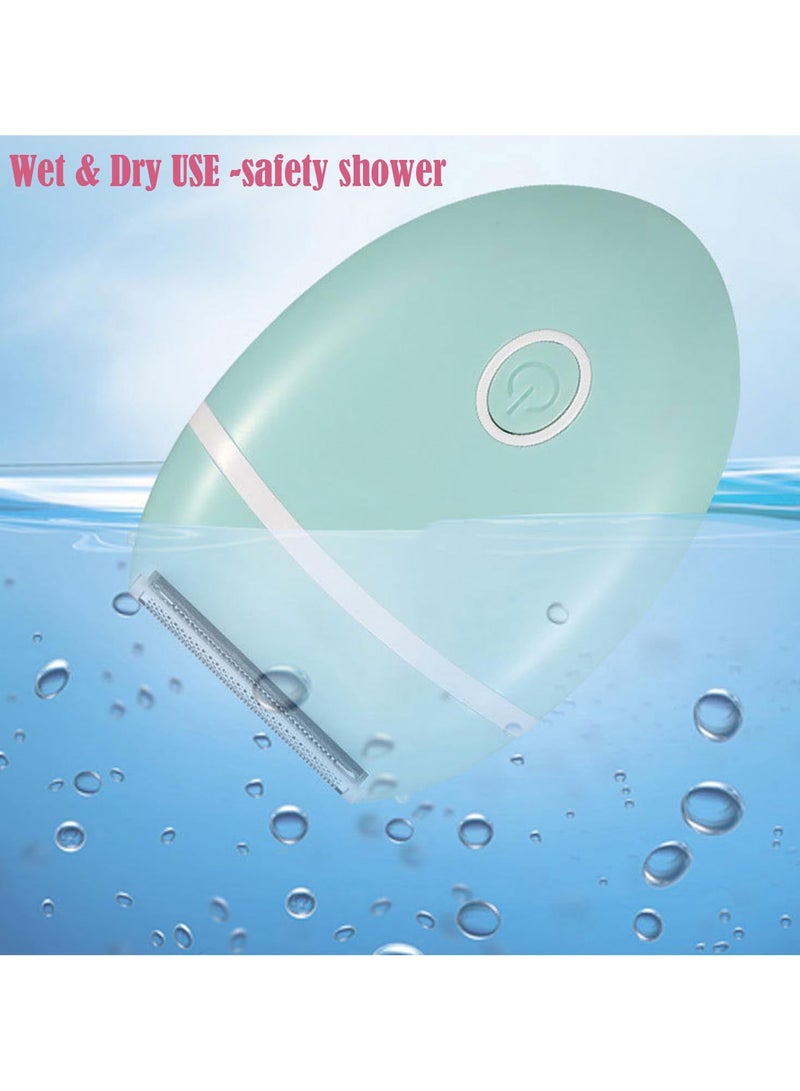 عام ماكينة حلاقة كهربائية للنساء: ماكينة حلاقة صغيرة الحجم، لاسلكية، للاستخدام الجاف والرطب، جسم ناعم، ماكينة تشذيب مزدوجة، سريعة ومريحة، سهلة الحمل، ماكينة حلاقة متعددة الأغراض بدون ألم - Image 3