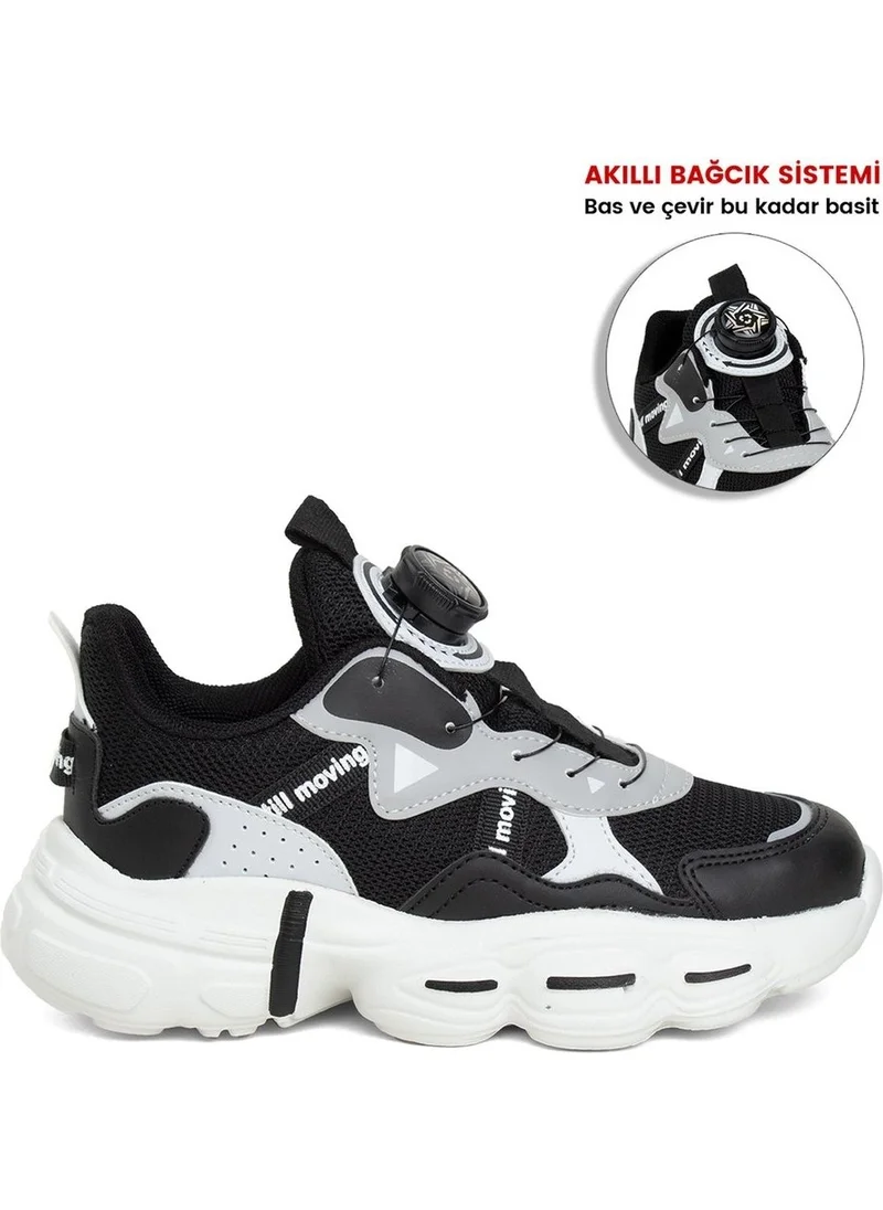 Cool Rex Flt Black Boys Sneakers