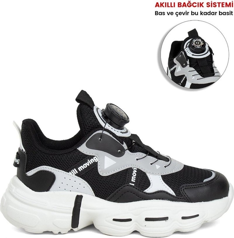 Cool Rex Flt Black Boys Sneakers  - Image 1