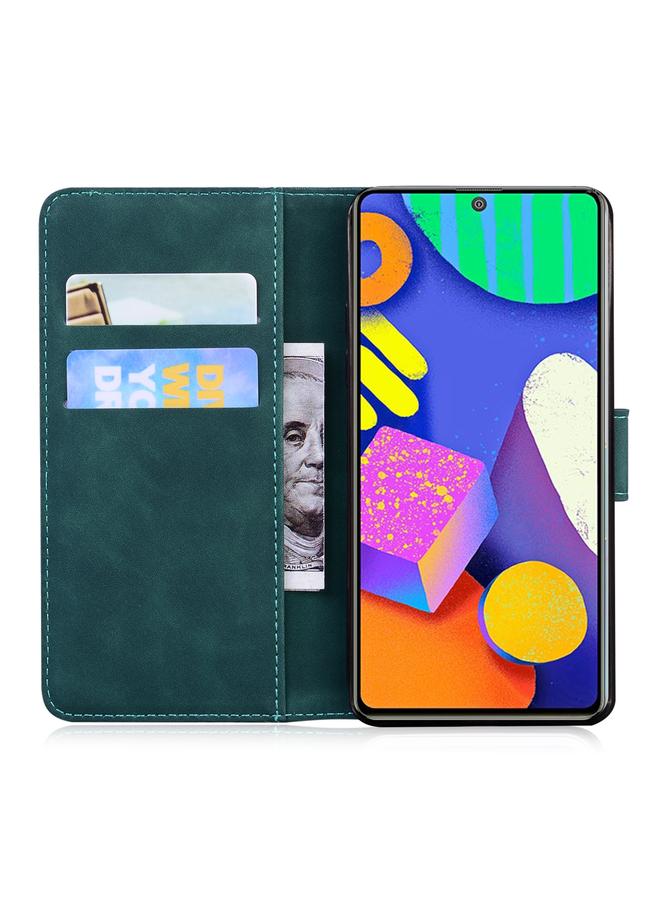 S-TOP Case For Samsung Galaxy M62 / F62 Skin Feel Pure Color Flip Leather Phone Case - Image 4